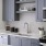 Open shelving in apartment kitchens at Aventon Huntington Station