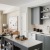 Modern grey cabinetry in apartment homes at Aventon Huntington Station