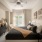 Alexandria, VA Luxury Apartments for Rent - Aventon Huntington Station - Bedroom with Wood-Plank Flooring, Oversized Window, and a Ceiling Fan