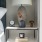 Bedroom side table in an apartment home at Aventon Huntington Station