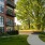 Exterior view of Aventon Huntington Station's apartment building